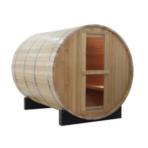 CenturaHeat 4-6 Person Traditional Outdoor Wood Barrel Sauna