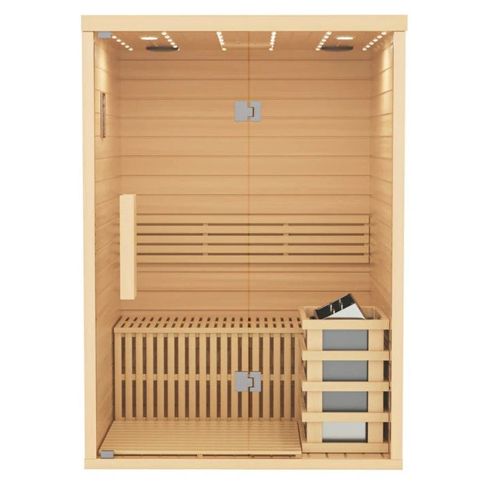CenturaHeat Traditional Steam 2 Person Indoor Sauna 3000W