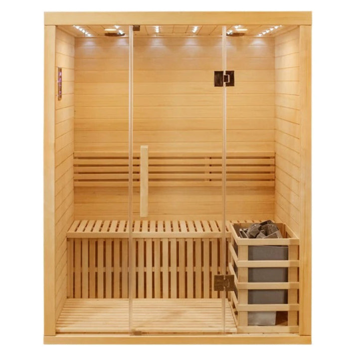 CenturaHeat Steam 3 Person Indoor Sauna 4500W