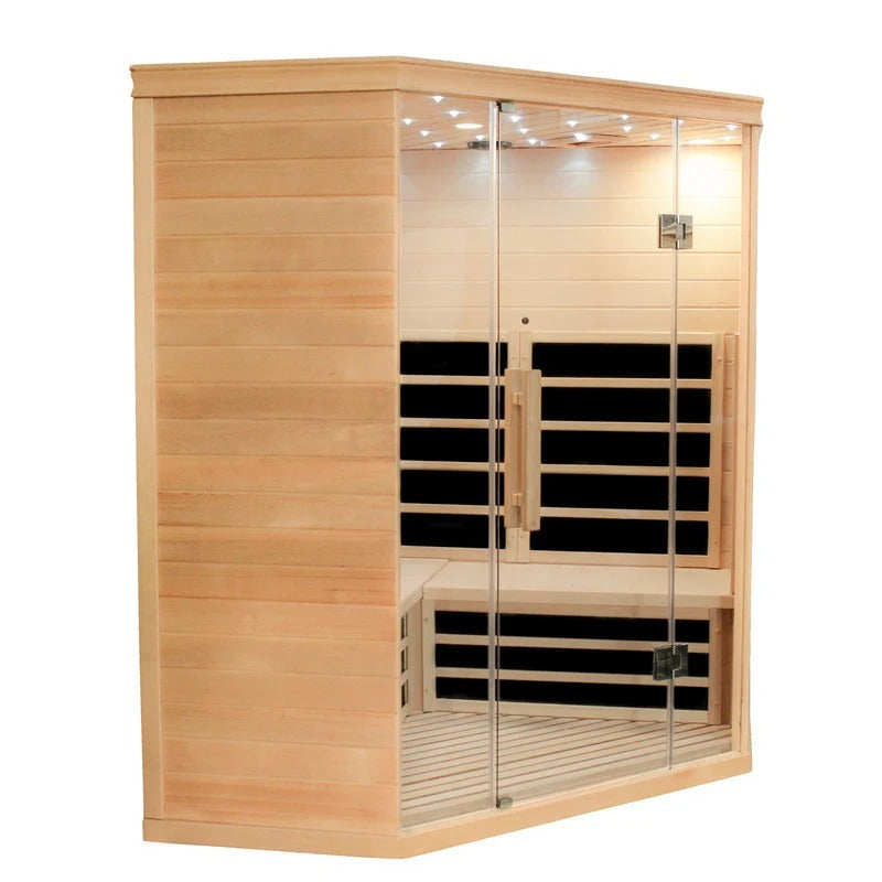 CenturaHeat 4-5 Person Diamond Corner Indoor Sauna - Image 2