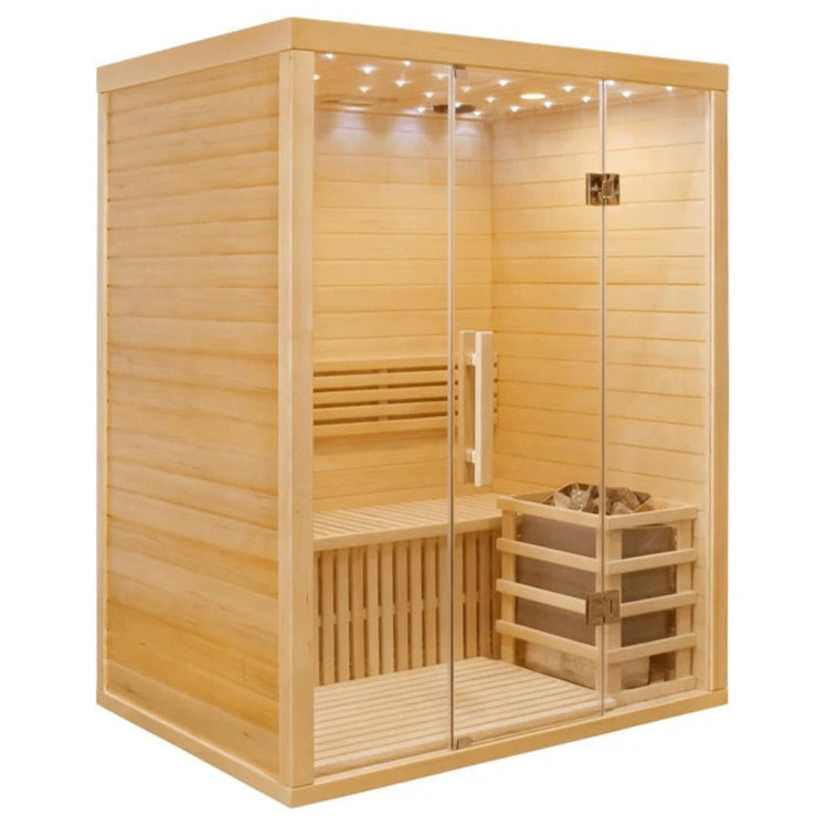 CenturaHeat Steam 3 Person Indoor Sauna 4500W - Image 2
