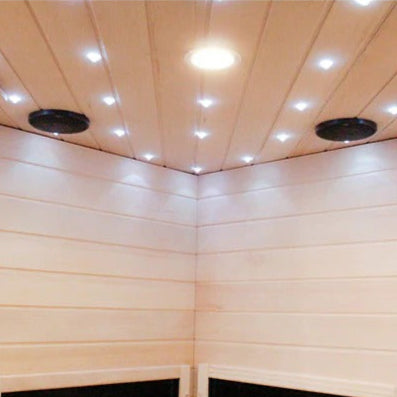 CenturaHeat 4-5 Person Diamond Corner Indoor Sauna - Image 4