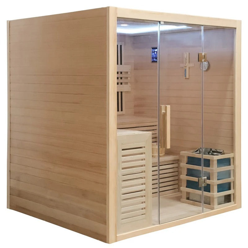 CenturaHeat 4 Person Combination Bio Indoor Sauna - 6100W - Image 2