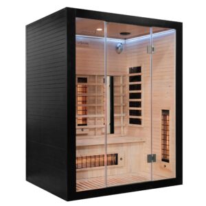 Miracle Sauna UK-Lux: 3 Person Far Infrared Sauna